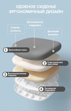 Кресло детское Everprof  Kids 102 Ткань Темно-Серый - 5